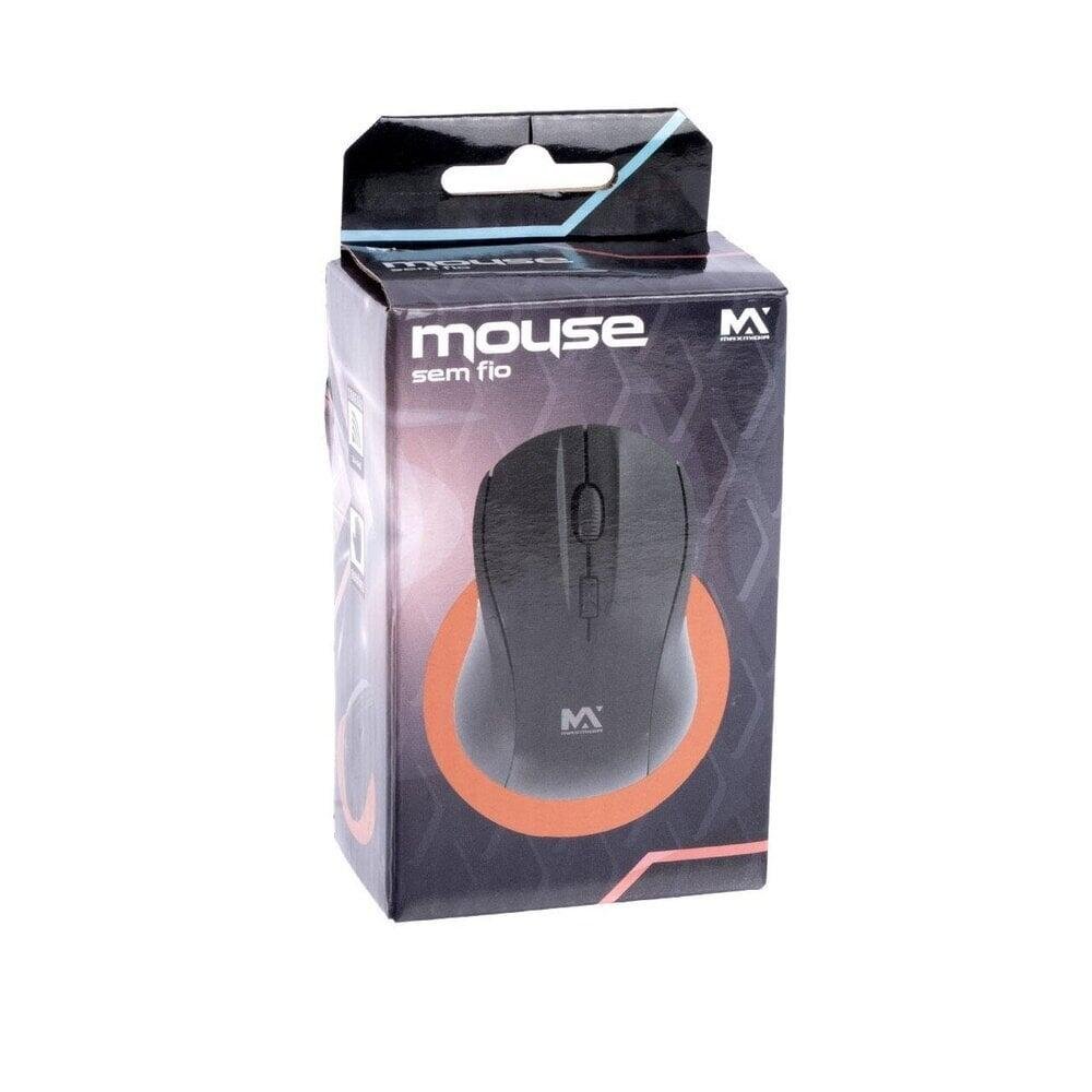 Mouse sem fio óptico 1200dpi Wireless Preto